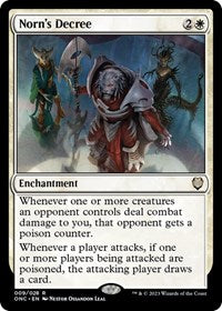 Norn's Decree (9) [Commander: Phyrexia: All Will Be One]