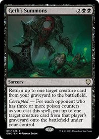 Geth's Summons (11) [Commander: Phyrexia: All Will Be One]