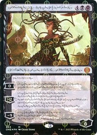 Vraska, Betrayal's Sting (Phyrexian) (Step-and-Compleat Foil) (443) [Phyrexia: All Will Be One]
