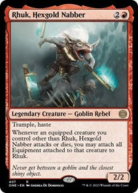 Rhuk, Hexgold Nabber (407) [Phyrexia: All Will Be One]