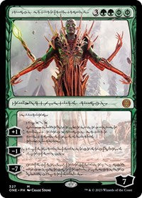 Nissa, Ascended Animist (Phyrexian) (327) [Phyrexia: All Will Be One]