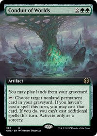 Conduit of Worlds (Extended Art) (390) [Phyrexia: All Will Be One]