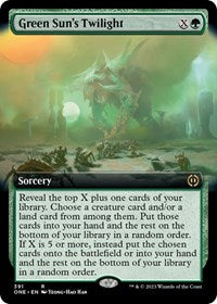 Green Sun's Twilight (Extended Art) (391) [Phyrexia: All Will Be One]