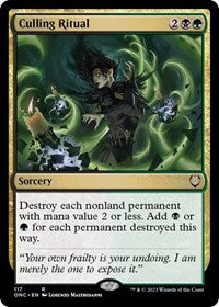 Culling Ritual (117) [Commander: Phyrexia: All Will Be One]