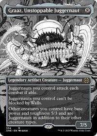 Graaz, Unstoppable Juggernaut (Borderless) (334) [Phyrexia: All Will Be One]