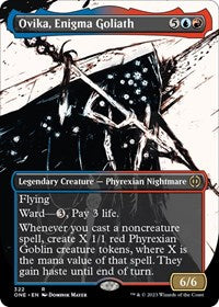 Ovika, Enigma Goliath (Showcase) (322) [Phyrexia: All Will Be One]