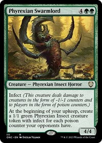 Phyrexian Swarmlord (111) [Commander: Phyrexia: All Will Be One]