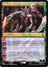 Lukka, Bound to Ruin (Phyrexian) (Step-and-Compleat Foil) (466) [Phyrexia: All Will Be One]