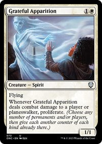 Grateful Apparition (73) [Commander: Phyrexia: All Will Be One]