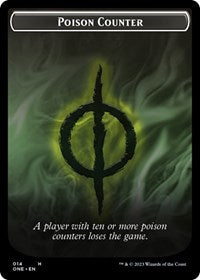 Poison Counter // Beast Double-Sided Token (14 // 13) [Commander: Phyrexia: All Will Be One]