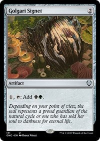 Golgari Signet (131) [Commander: Phyrexia: All Will Be One]