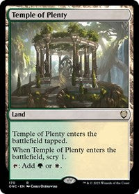 Temple of Plenty (170) [Commander: Phyrexia: All Will Be One]