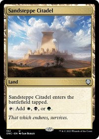 Sandsteppe Citadel (162) [Commander: Phyrexia: All Will Be One]