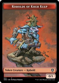 Kobolds of Kher Keep // Dragon Double-Sided Token (12 // 10) [Commander: Phyrexia: All Will Be One]