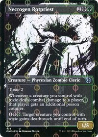 Necrogen Rotpriest (Showcase) (Step-and-Compleat Foil) (473) [Phyrexia: All Will Be One]