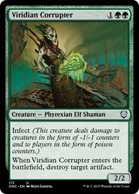 Viridian Corrupter (113) [Commander: Phyrexia: All Will Be One]