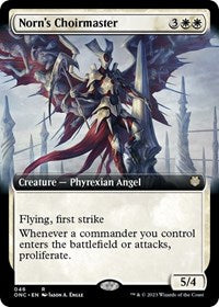 Norn's Choirmaster (Extended Art) (46) [Commander: Phyrexia: All Will Be One]