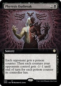 Phyresis Outbreak (Extended Art) (50) [Commander: Phyrexia: All Will Be One]