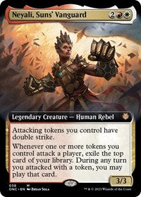 Neyali, Suns' Vanguard (Extended Art) (38) [Commander: Phyrexia: All Will Be One]