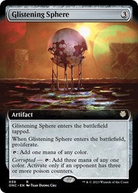 Glistening Sphere (Extended Art) (58) [Commander: Phyrexia: All Will Be One]