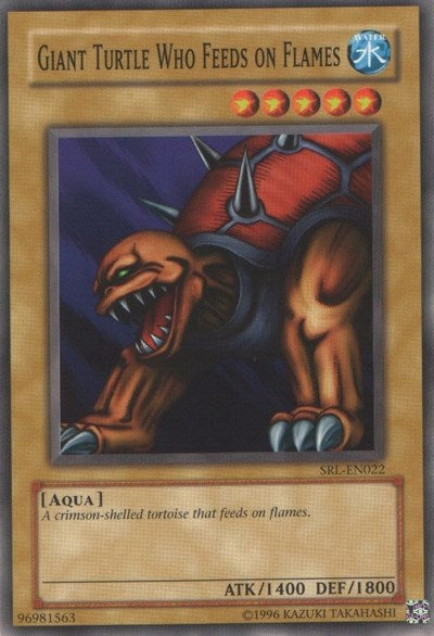 Giant Turtle Who Feeds on Flames (SRL-EN022) [Spell Ruler (Worldwide English)]
