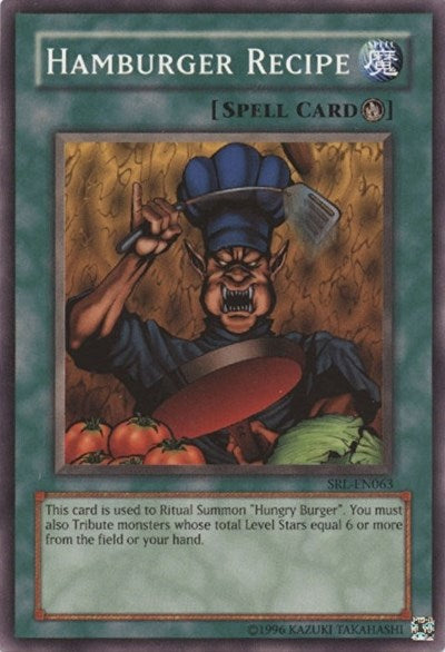 Hamburger Recipe (SRL-EN063) [Spell Ruler (Worldwide English)]