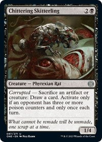 Chittering Skitterling (87) [Phyrexia: All Will Be One]