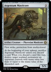 Argentum Masticore (222) [Phyrexia: All Will Be One]