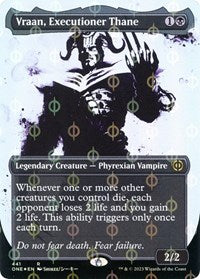 Vraan, Executioner Thane (Showcase) (Step-and-Compleat Foil) (441) [Phyrexia: All Will Be One]