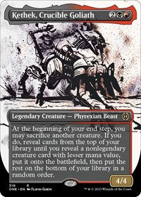 Kethek, Crucible Goliath (Showcase) (319) [Phyrexia: All Will Be One]