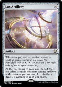 Lux Artillery (27) [Commander: Phyrexia: All Will Be One]