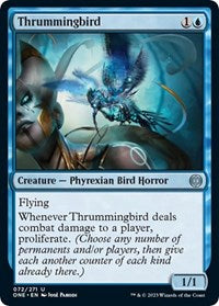 Thrummingbird (72) [Phyrexia: All Will Be One]