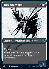 Thrummingbird (Showcase) (288) [Phyrexia: All Will Be One]