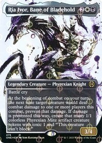 Ria Ivor, Bane of Bladehold (Showcase) (Step-and-Compleat Foil) (475) [Phyrexia: All Will Be One]