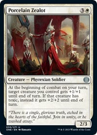 Porcelain Zealot (30) [Phyrexia: All Will Be One]