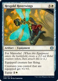 Hexgold Hoverwings (14) [Phyrexia: All Will Be One]