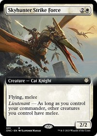 Skyhunter Strike Force (Extended Art) (31) [Commander: Phyrexia: All Will Be One]