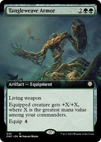 Tangleweave Armor (Extended Art) (36) [Commander: Phyrexia: All Will Be One]