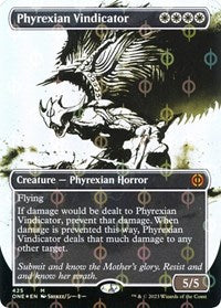 Phyrexian Vindicator (Showcase) (Step-and-Compleat Foil) (425) [Phyrexia: All Will Be One]