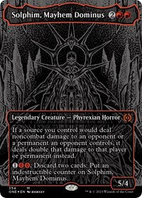 Solphim, Mayhem Dominus (Oil Slick Raised Foil) (354) [Phyrexia: All Will Be One]