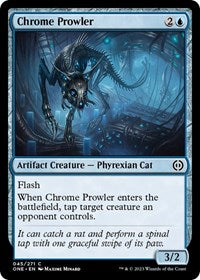 Chrome Prowler (45) [Phyrexia: All Will Be One]