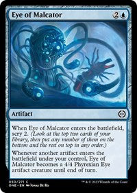 Eye of Malcator (50) [Phyrexia: All Will Be One]