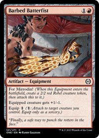 Barbed Batterfist (121) [Phyrexia: All Will Be One]