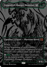 Zopandrel, Hunger Dominus (Oil Slick Raised Foil) (356) [Phyrexia: All Will Be One]