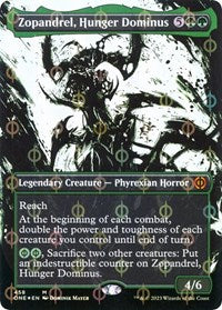 Zopandrel, Hunger Dominus (Showcase) (Step-and-Compleat Foil) (458) [Phyrexia: All Will Be One]