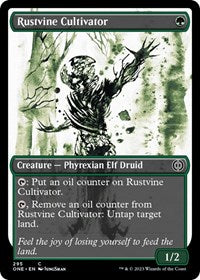 Rustvine Cultivator (Showcase) (295) [Phyrexia: All Will Be One]