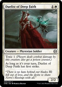 Duelist of Deep Faith (9) [Phyrexia: All Will Be One]