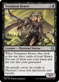 Testament Bearer (111) [Phyrexia: All Will Be One]