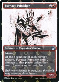 Furnace Punisher (Showcase) (Step-and-Compleat Foil) (445) [Phyrexia: All Will Be One]