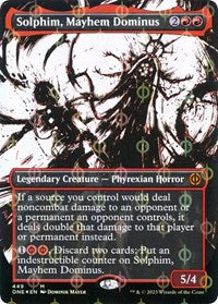 Solphim, Mayhem Dominus (Showcase) (Step-and-Compleat Foil) (449) [Phyrexia: All Will Be One]